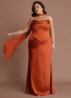 Sorrel Rust Corset Two-Piece Sets image9