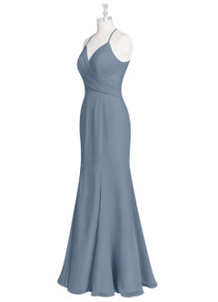 Azazie Carolina Bridesmaid Dresses Twilight Mermaid Ruched Chiffon Dress image8