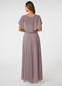 Azazie Jamie Bridesmaid Dresses A-Line Chiffon Floor-Length Dress image2