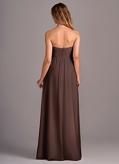 Azazie Joni Final Sale Agave A-Line Strapless Chiffon Convertible Dress image5