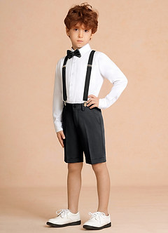 front Oliver Carbón Conjunto de 4 piezas de pantalones cortos para niño