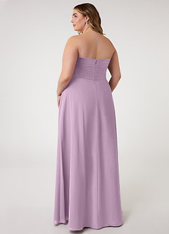 Azazie Arabella Allure Brautjungfernkleider Wandelbar A-Linie Herzausschnitt Chiffon Kleid Blauregen image17