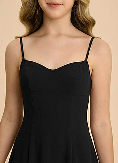 Azazie Jessenia Junior Formal Klä av A-Line i Stretch crepe Älskling Halsringning image4