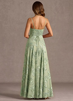 Gabriela Light Green Maxi Dress image3