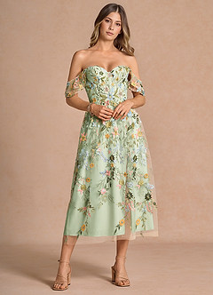 Denisse Lemon Multi Vestido midi image4