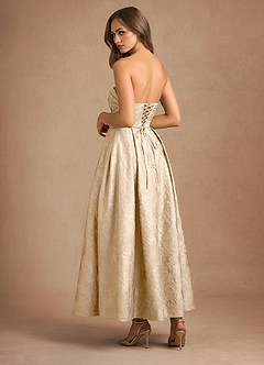 Maelis Vintage Champagne Maxi Dress image2