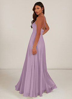 Azazie Celyn Bridesmaid Dresses A-Line Chiffon Floor-Length Dress image5