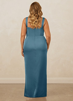 Christian Siriano Bridal for Azazie 1017 Bridesmaid Dresses Bermuda Sheath Sweetheart Neckline Stretch Satin Dress image11
