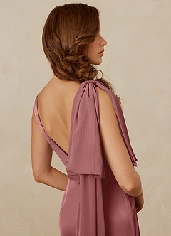 Christian Siriano Bridal for Azazie 1011 Robes de demoiselle d'honneur Robe Sirène en Satin extensible Arc Améthyste image10
