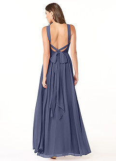 Azazie Dionne Final Sale Stormy A-Line Corset Chiffon Dress image2