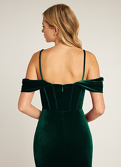 Jas Emerald Velvet Maxi Dress image3