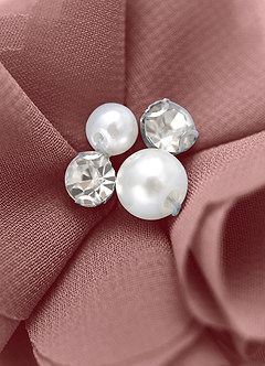 front Four-Piece Matching Color Chiffon Hair Clip Set