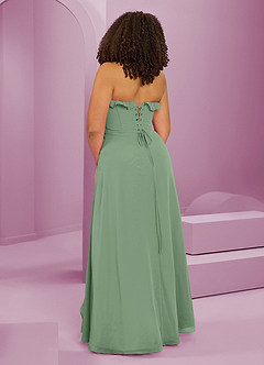 Barbie ♥ Azazie Bridesmaid Dresses Matcha A-Line Sweetheart Neckline Chiffon Dress image13