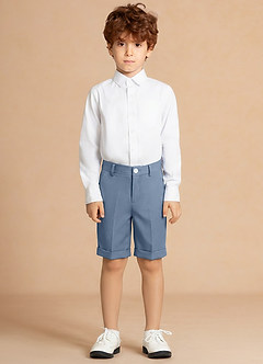 front Finn Dusty Blue Boy Shorts