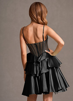 Aurisse Black Mini Dress image2