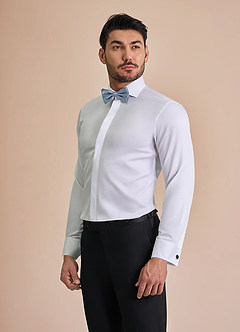 front Richard White Tuxedo Shirt