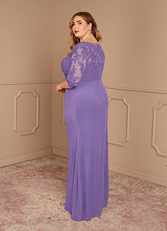 Azazie Alisondra Mother of the Bride Dresses Tahiti Sheath Scoop Lace Lace Dress image10