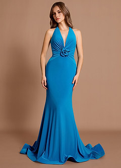 Rowena Lake Blue Maxi Dress image5