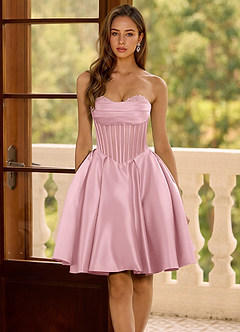 Charmelle Rosa Mini vestido image6