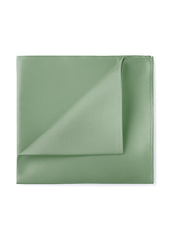 front Matte Satin Wide Tie and Pocket Square Set