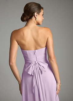 Azazie Tamira Suknie dla druhen Linia A Pofałdowany Szyfon Do ziemi Sukienka image5