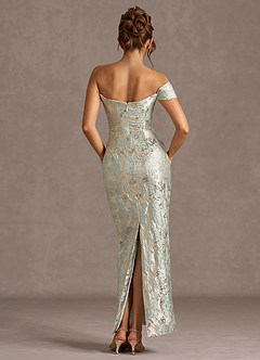 Eleanor Cielo Azul Vestido largo image2