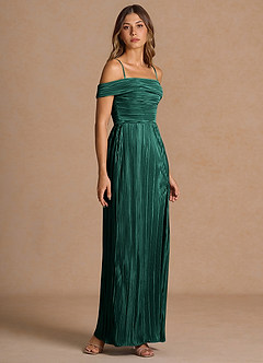 Vestido Verde Esmeralda Largo Isolde image5