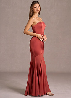 vestido Maxi Terracota Uma image4