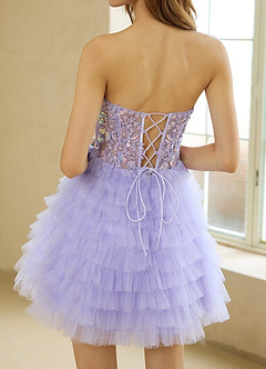 Elarisse Violet Mini robe image2