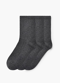 front Odor-Resistant Crew Dress Socks