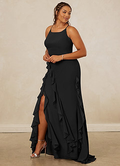 Christian Siriano Bridal for Azazie 1006 Bridesmaid Dresses Ruffle Chiffon Mermaid Dress image11