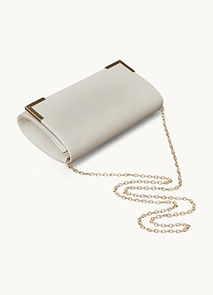 front Pu Metal Embellished Envelope Bag