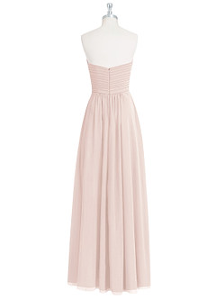 Azazie Yazmin Bridesmaid Dresses Rose Petal A-Line Sweetheart Neckline Chiffon Convertible Dress image9