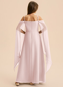 Azazie Moana Junior Klä av A-Line i Chiffong Plisserad image2