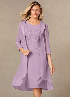 front Azazie Miriam Chiffon Wrap
