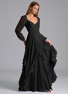 Ophira Black Maxi Dress image4
