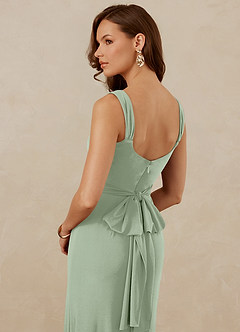 Christian Siriano Bridal for Azazie 1010 Final Sale Agave Mermaid Bow Luxe Knit Dress image2