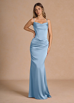 Sorrel Haze Blue Corset Two-Piece Sets image5