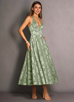 Robe Maxi Vert Clair Isabeau image4