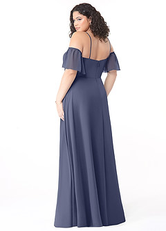 Azazie Sue Bridesmaid Dresses Stormy A-Line Off the Shoulder Chiffon Convertible Dress image10