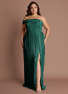 Vestido Verde Esmeralda Largo Isolde image10