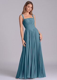 Azazie Mina Bridesmaid Dresses Bermuda A-Line Pleated Chiffon Dress image5