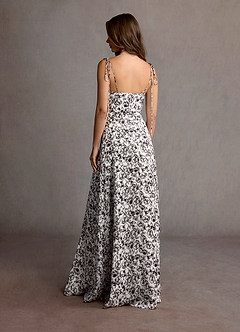 Tania Black Floral Maxi Dress image2