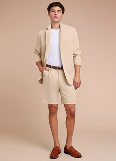 front Owen Lightweight Tailored Classic Regular Dress Shorts