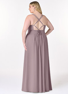 Azazie Farren Bridesmaid Dresses A-Line Convertible Chiffon Floor-Length Dress image10