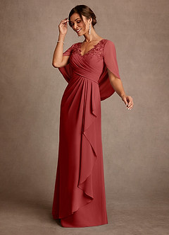 Azazie Santa Clara vestidos de madre de la novia Vestido de Óxido de Encaje de Corte en A image4