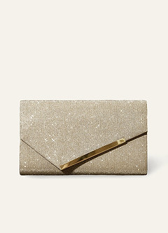 front Micronized Glitter Envelope Bag