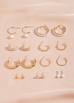 front Modern Earring Set
