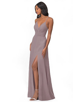 Azazie Everleigh Bridesmaid Dresses Dusk A-Line Sweetheart Pleated Chiffon Dress image5