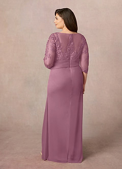 Azazie Fatemah vestidos de madre de la novia Vestido de Malva Vintage de Encaje de Sirena image9
